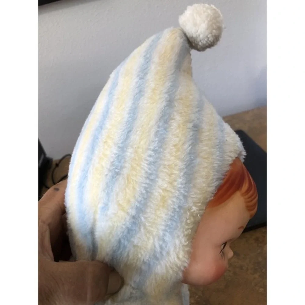 Vintage Plush Rubber‎ Face baby in PJ's
